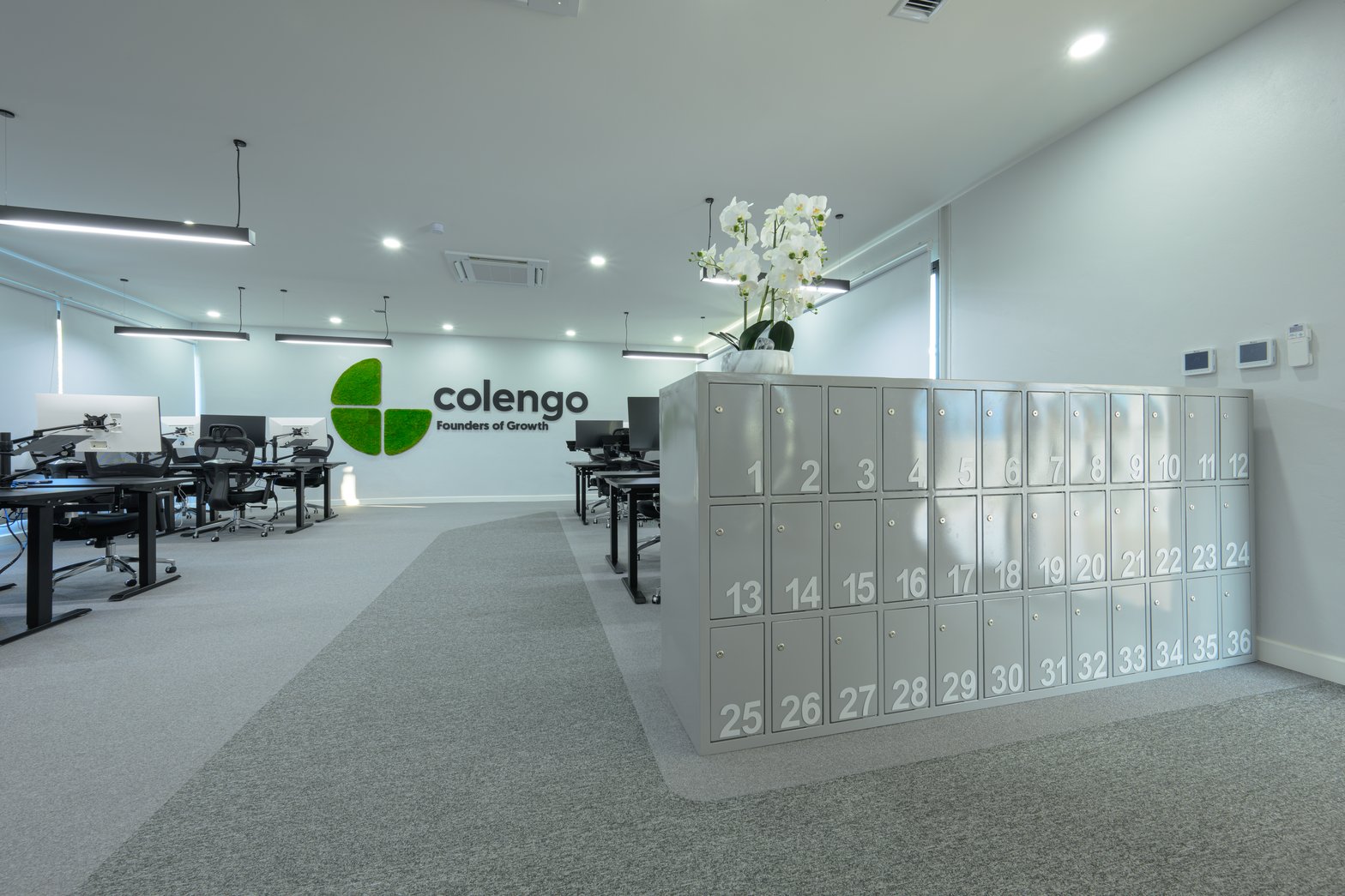 Inside the new office